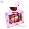 Swan Princess Beau cadre photo en bois pour les filles